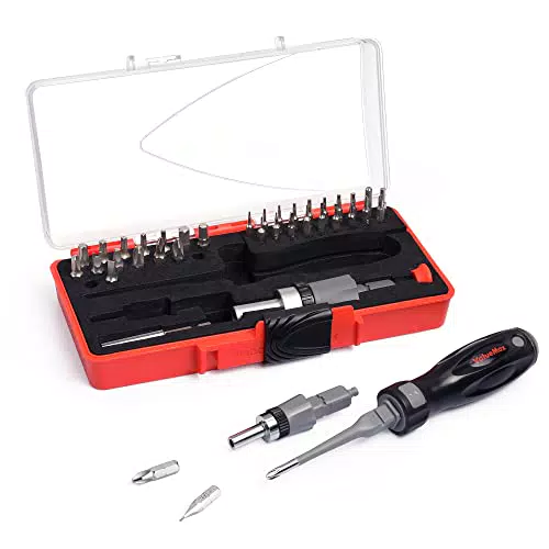 ValueMax Feinmechaniker Schraubendreher Set mit 35 Bits