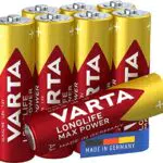 VARTA Batterien AA, 8 Stück, Longlife Max Power, Alkaline
