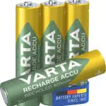 VARTA Batterien AAA, wiederaufladbar, 4 Stück, Recharge Accu Recycled