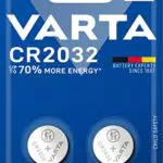 VARTA Batterien Knopfzelle CR2032, 2 Stück, Lithium Coin