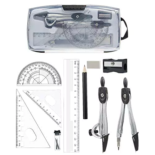 Vordas 10 Stück Compass für Geometrie Math Geometry Kit