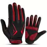 WACCET Fahrradhandschuhe Herren Winter, MTB Handschuhe SBR Gel Stoßdämpfung Anti-Rutsch Atmungsaktiv Touchscreen Fahrrad Handschuhe Winter Radhandschuhe für Herren Damen