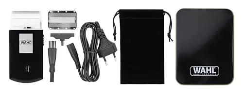Wahl Travel Shaver - Kabelloser und wiederaufladbarer elektrischer Rasierer für Herren
