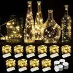 WEARXI Lichterkette Batterie, 10 Stück 2M 20 Mini LED Lichterkette mit Batterie