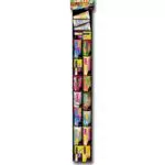 Weco Smiley Ultra Pack 18-teiliges Fontänen-Sortiment Jugendfeuerwerk der neuen Generation