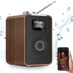 Wholede DAB Plus Radio mit Bluetooth, DAB Radio mit 2000mAh Akku