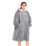 Winthome Oversized Hoodie Decke, Kuschelpullover Damen Warm Weich