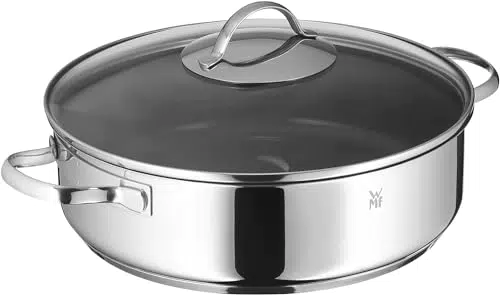 WMF Schmorpfanne 28cm Induktion, Schmortopf mit Deckel 5l