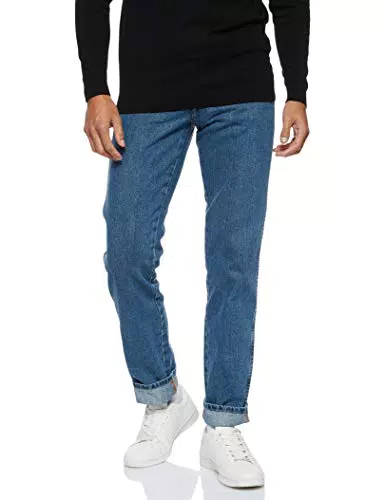 Wrangler Herren Texas 821 Authentic Straight Jeans, Vintage Stonewash