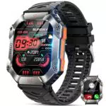 Xeletu Smartwatch Herren mit Telefonfunktion, 2, 0 Touchscreen Uhren 30+ Tage Batterie