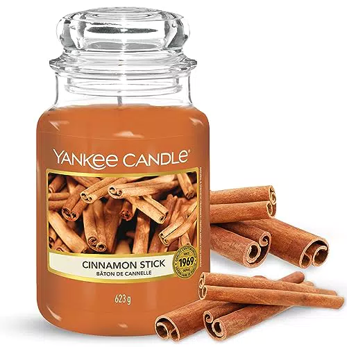 Yankee Candle Duftkerze im Glas Cinnamon Stick Kerze mit langer Brenndauer bis zu 150 Stunden Perfekte Geschenke für Frauen