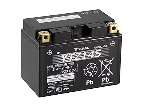 YUASA BATTERIE YTZ14S AGM geschlossen