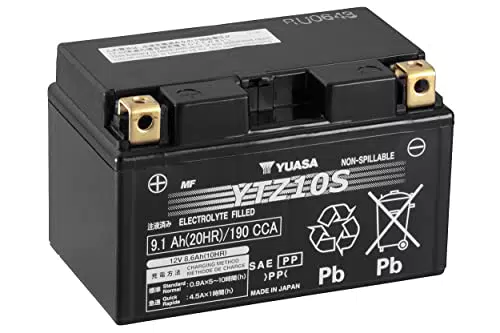Yuasa YTZ10S Hochleistung Wartungsfreie Batterie, 12V