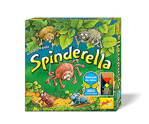 Zoch 601105077 Spinderella - Kinderspiel des Jahres 2015 - kindgerechtes Wettlaufspiel in unterschiedlichen Schwierigkeitsstufen