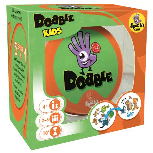 Zygomatic, Dobble Kids, Kinderspiel, Kartenspiel, 2-5 Spieler