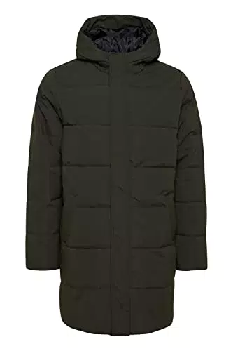 11 Project Giacobbe Steppjacke Herren Parka Winterjacke Steppparka gefüttert mit hochschließendem Kragen