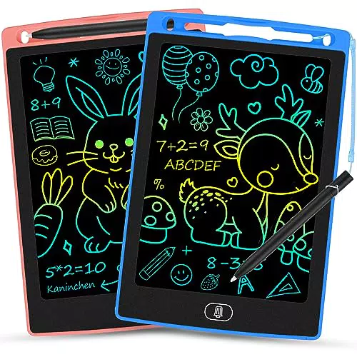 2 Stück LCD Schreibtafel Zeichenbrett Bildschirm 8