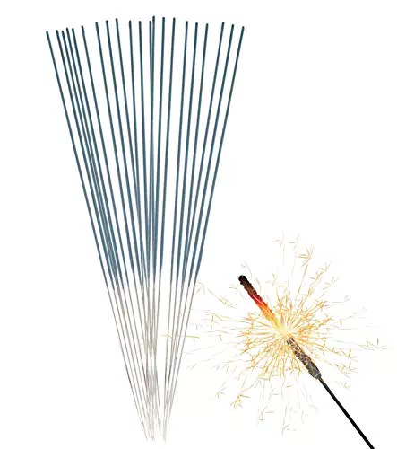 50x XXL Wunderkerzen 28 cm - Sternspritzer Fontäne für Partys & Feuerwerk & Geburtstag & Hochzeit Silvester Kat. F1 für Jugendlichen & Kinder Jugendfeuerwerk
