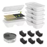 6 Stück Trinkbrunnen Filters, für KENIDA 5L Katzenbrunnen/Hundebrunnen Vierfache Filtration Ersatzfilter Ersatzfilter für Automatischen Trinkbrunnen