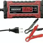 Absaar 158002 Batterieladegerät Evo 6.0 12/24V, Rot/Schwarz