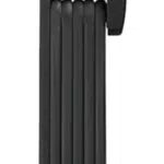 ABUS Faltschloss Bordo Combo Lite 6150/85 mit Tasche - Extra-leichtes Zahlenschloss aus Spezialstahl - ABUS-Sicherheitslevel 6 - 85 cm - Schwarz