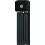 ABUS Faltschloss Bordo Lite 6055K SH mit Halterung - Extra-leichtes Fahrradschloss aus Spezialstahl - ABUS-Sicherheitslevel 7 - 85 cm - Schwarz