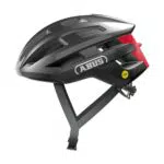 ABUS Rennradhelm PowerDome MIPS - leichter Fahrradhelm mit cleverem Belüftungssystem und Aufprallschutz - Made in Italy - für Damen und Herren - Dunkelgrau