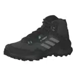 adidas Damen Terrex Ax4 Mid GTX Walking Shoe, Core Black/Grey/Mint Ton