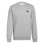 adidas Herren Essentials Fleece Sweatshirt, Mgreyh/Schwarz