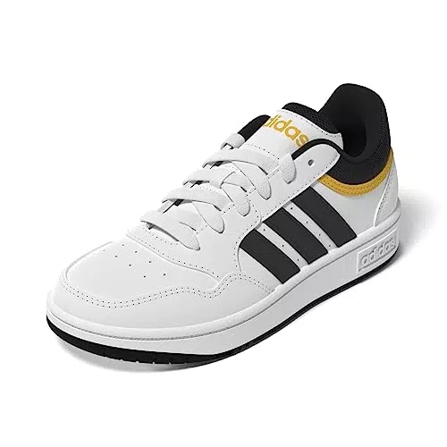 adidas Hoops Shoes Schuhe-Niedrig, FTWR White/core Black/Bold Gold
