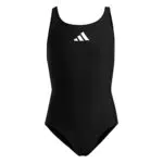 adidas Mädchen 3 Bars Sol St Y Swimsuit, Black/White