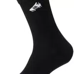 Adidas, Soccer Boot Embroidered, Socken, Schwarz-Weiss Unisex-Adult