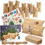 Adventskalender zum Befüllen: Schöner DIY Adventskalender zum Selbstbefüllen mit Kartons