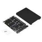 ADWITS 1er-Pack 2-in-1 M.2 NGFF und mSATA Dual-Anschlüsse an 2