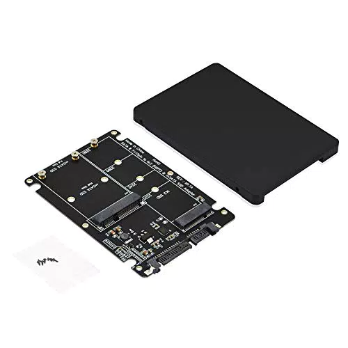 ADWITS 1er-Pack 2-in-1 M.2 NGFF und mSATA Dual-Anschlüsse an 2