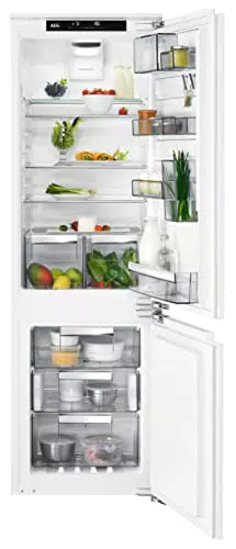 AEG S18E5T Einbau-Kühl-Gefrierkombination / 1780 mm/Gefrierteil unten / 247 L/CustomFlex - flexibles Türablagesystem/TwinTech - länger frisch/NoFrost/Festtür