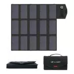 ALLPOWERS 100W Faltbares Solarpanel Solar ladegerät Solarmodul für Tragbare Powerstation mit 2 x USB Anschluss Outdoor Solargenerator für Reisen