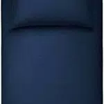 Amazon Basics Mikrofaser-Bettwäsche-Set, Marineblau