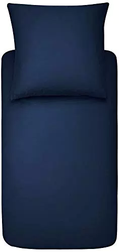 Amazon Basics Mikrofaser-Bettwäsche-Set, Marineblau