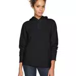 Amazon Essentials Damen Fleece-Kapuzenpullover, Schwarz