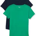 Amazon Essentials Damen Kurzärmeliges T-Shirt Aus 100% Baumwolle Mit Rundhalsausschnitt