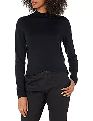 Amazon Essentials Damen Leichter Pullover mit Stehkragen