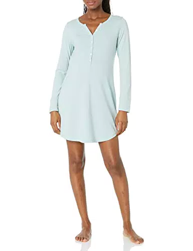 Amazon Essentials Damen Still-Nachthemd, Staubblau