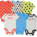 Amazon Essentials Disney, Marvel, Star Wars Unisex Baby Kurzärmelige Bodys
