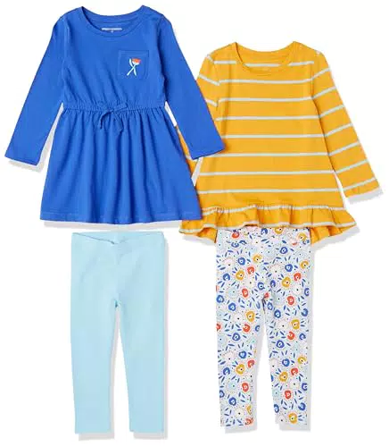 Amazon Essentials Mädchen Langärmliges Outfit-Set