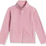 Amazon Essentials Mädchen Polar-Fleecejacke mit durchgehendem Reißverschluss und Stehkragen