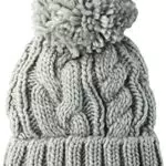 Amazon Essentials Women's Chunky Cable Beanie with Yarn Pom Mütze