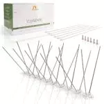 Amazy Taubenabwehr 9m, Effektiver Vogelabwehr aus robustem Edelstahl gegen Tauben & Vögel - Spikes für Dach