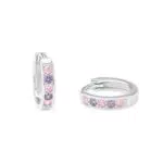 Amor Creolen 925 Sterling Silber Mädchen Kinder Ohrschmuck