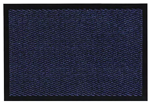 andiamo Schmutzfangmatte, Fußmatte aus Polypropylen Indoor/Outdoor geeignet - in 40 x 60 cm Blau - 5 mm Höhe
